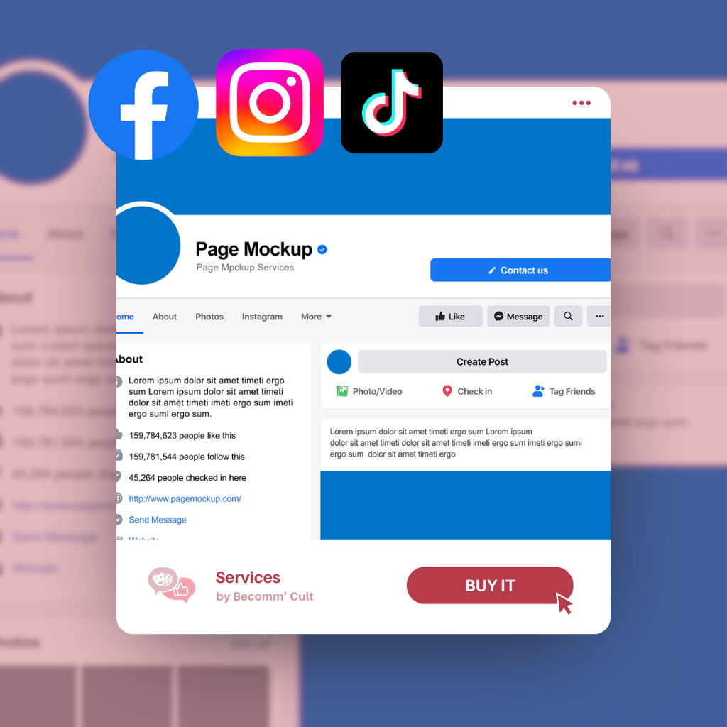 Création d'une page RS